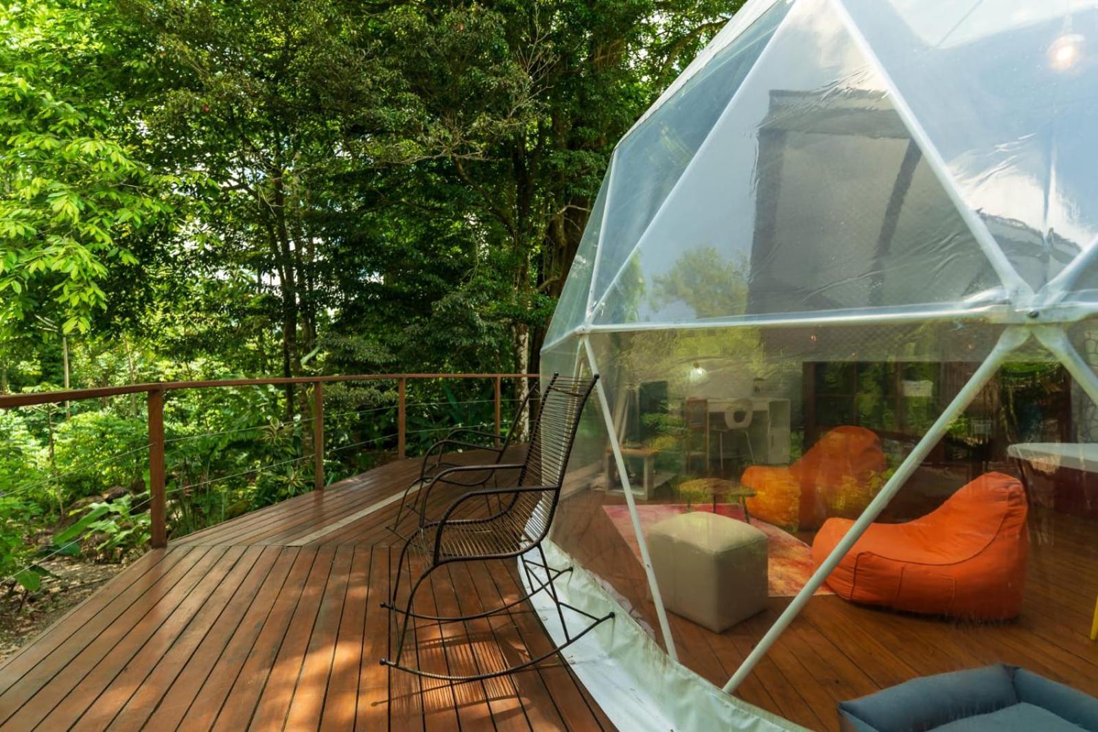 Bitzu Dome-Bijagua Riverside Glamping Eksteriør billede